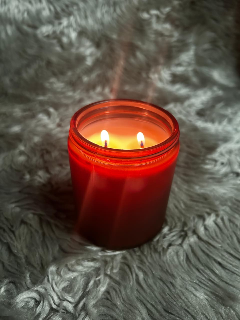 Glowora Premium Amber Glass Scented Candle Jar