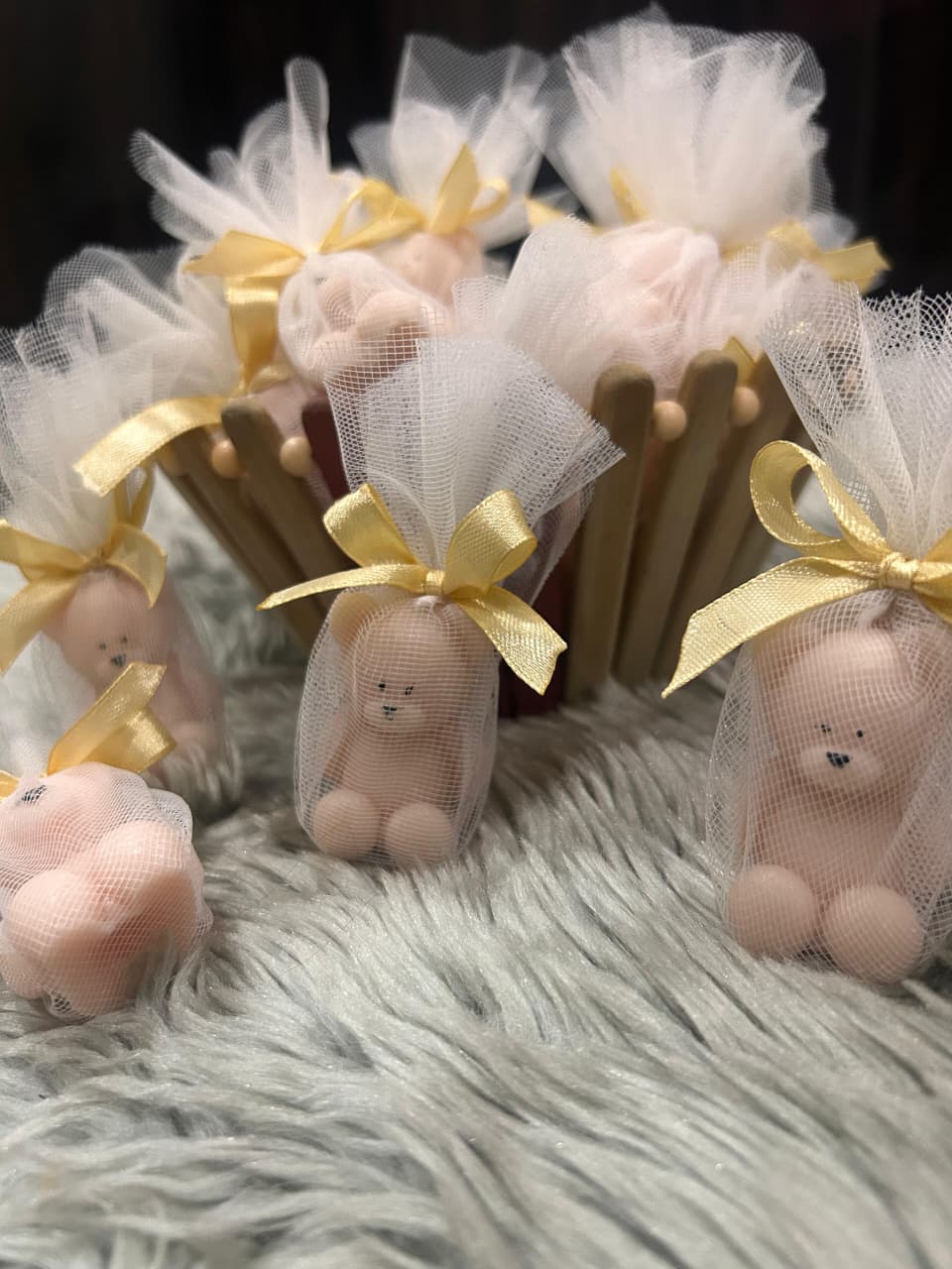 Glowora Mini Teddy Bear Scented Candle Set
