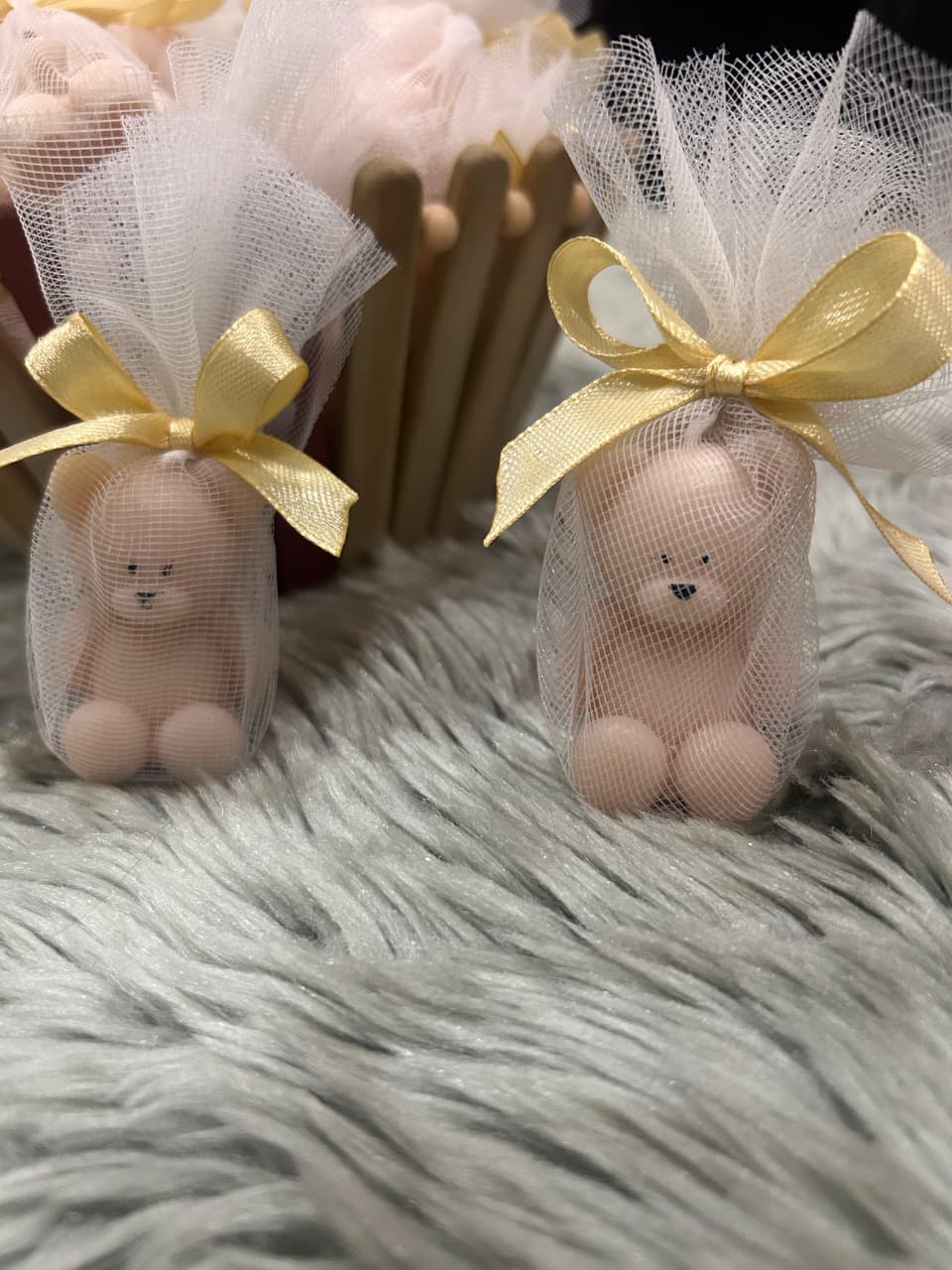 Glowora Mini Teddy Bear Scented Candle Set