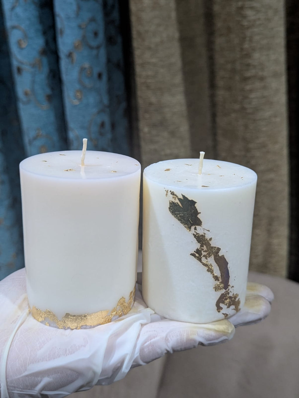 Glowora Luxe Handcrafted Pillar Candle