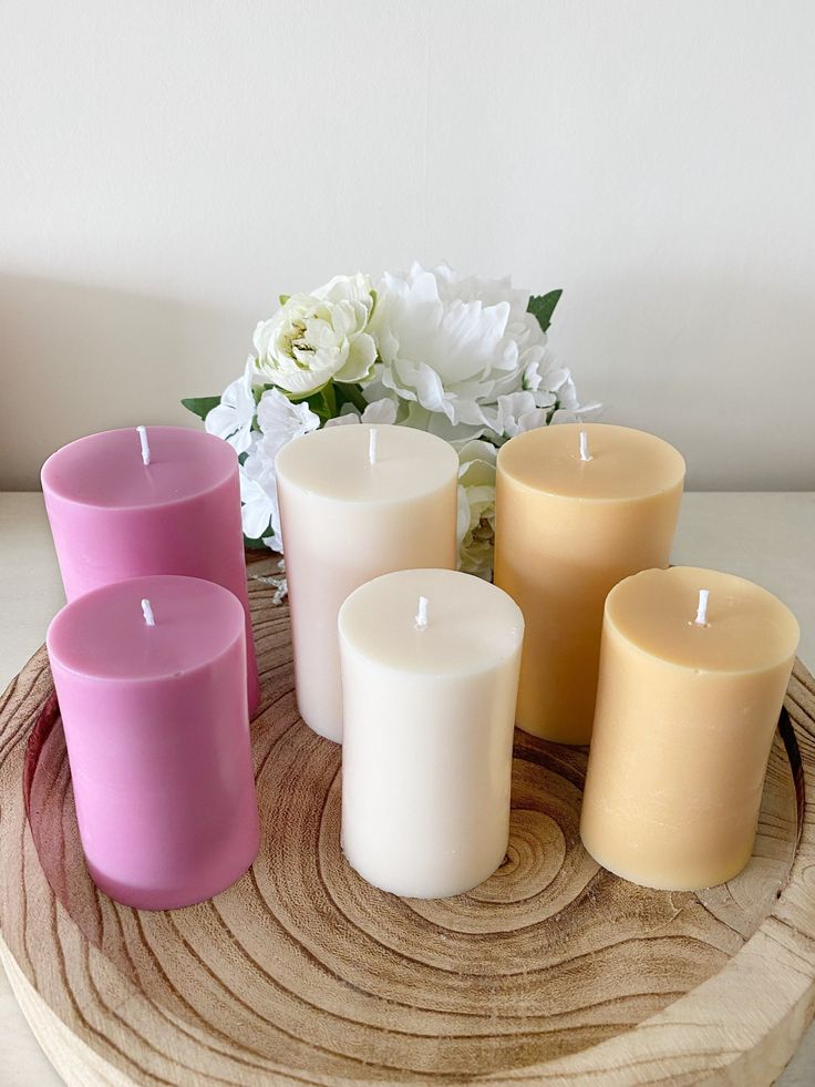 Glowora Luxe Handcrafted Pillar Candle