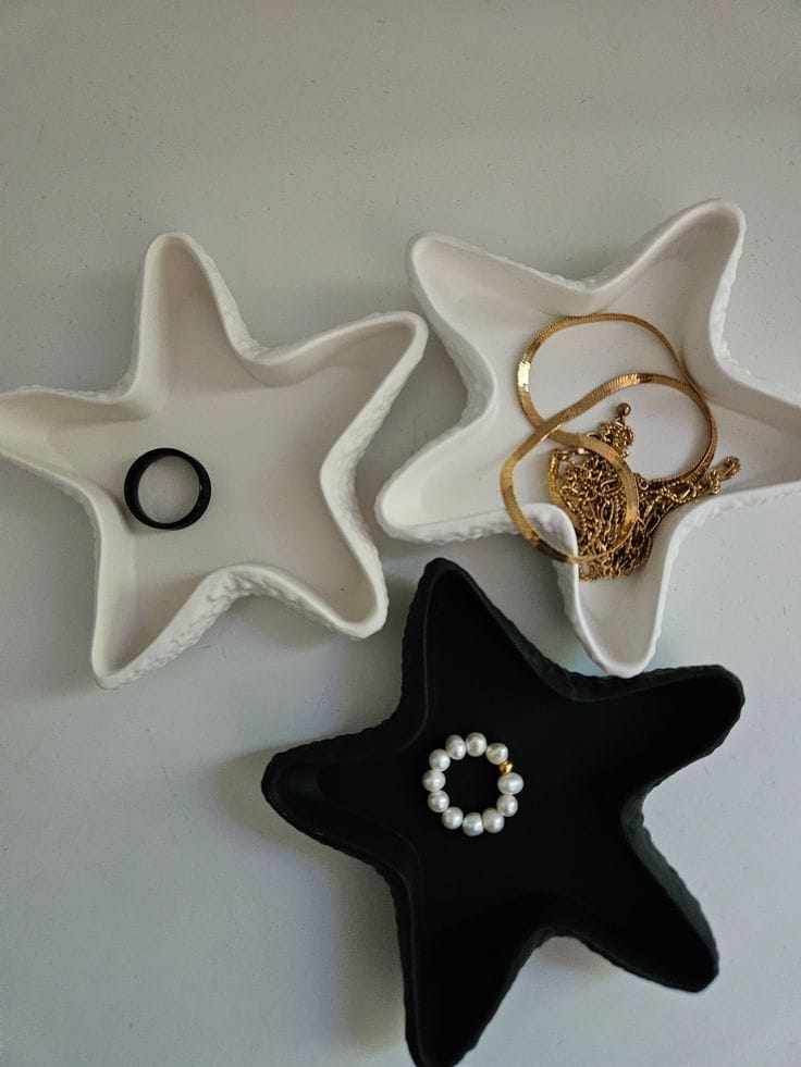 Handmade Jesmonite Star Tray