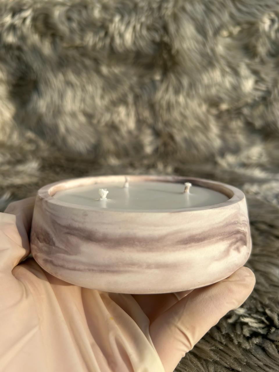 Luxury Jesmonite Scented Candle