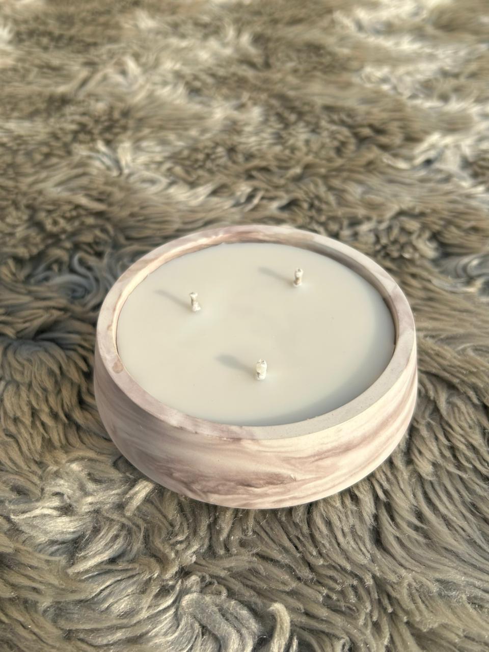 Luxury Jesmonite Scented Candle